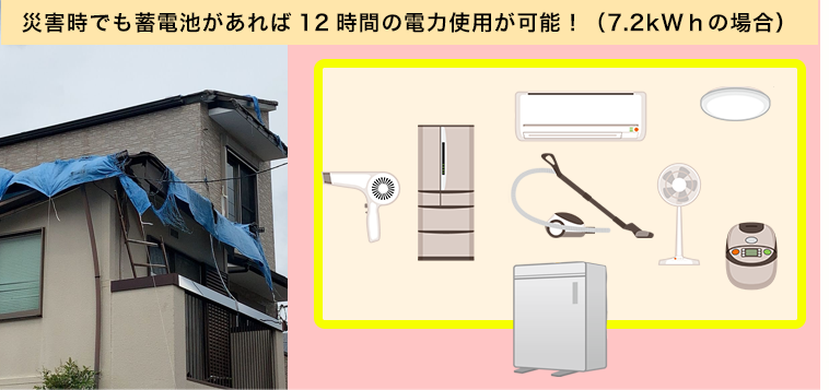 停電リスクが最小限に！非常時の電気使用