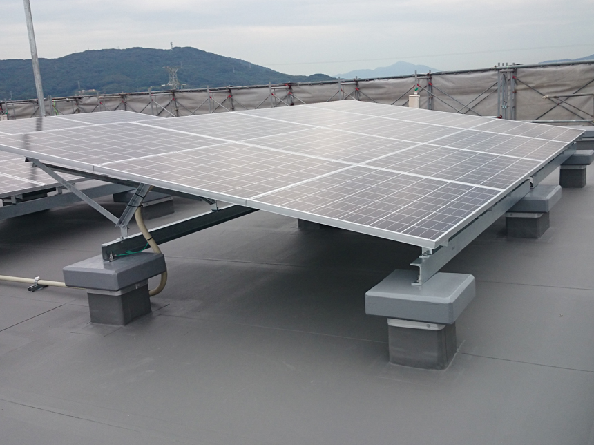 太陽光発電システムの施工事例
