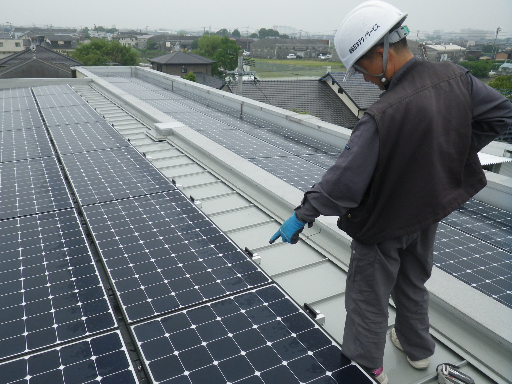 太陽光メンテナンスの施工事例