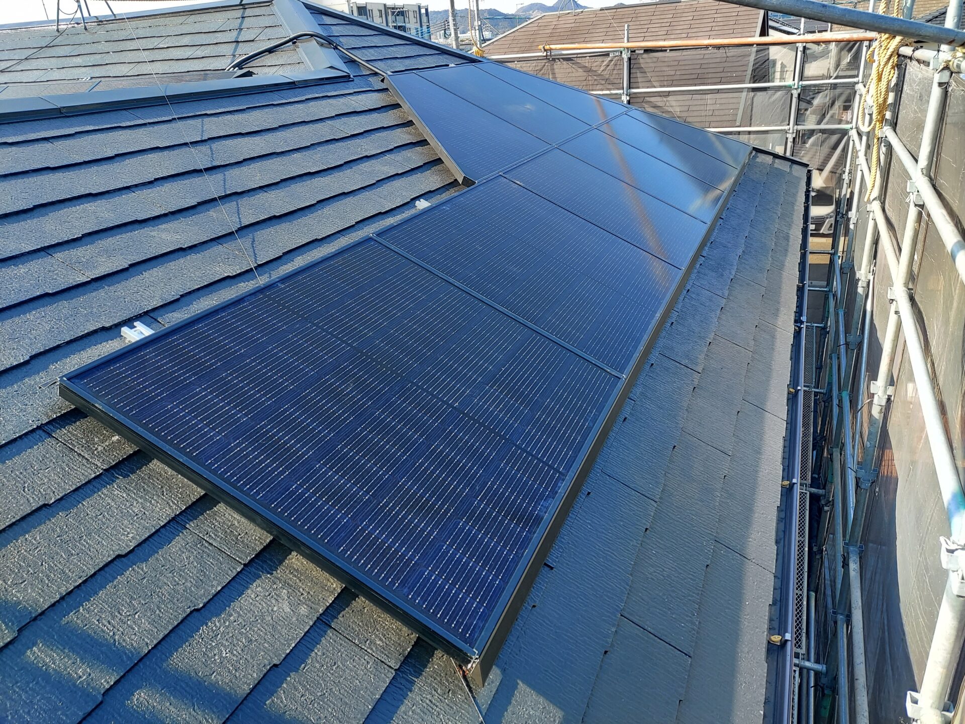 太陽光発電システム　蓄電池システムの施工事例