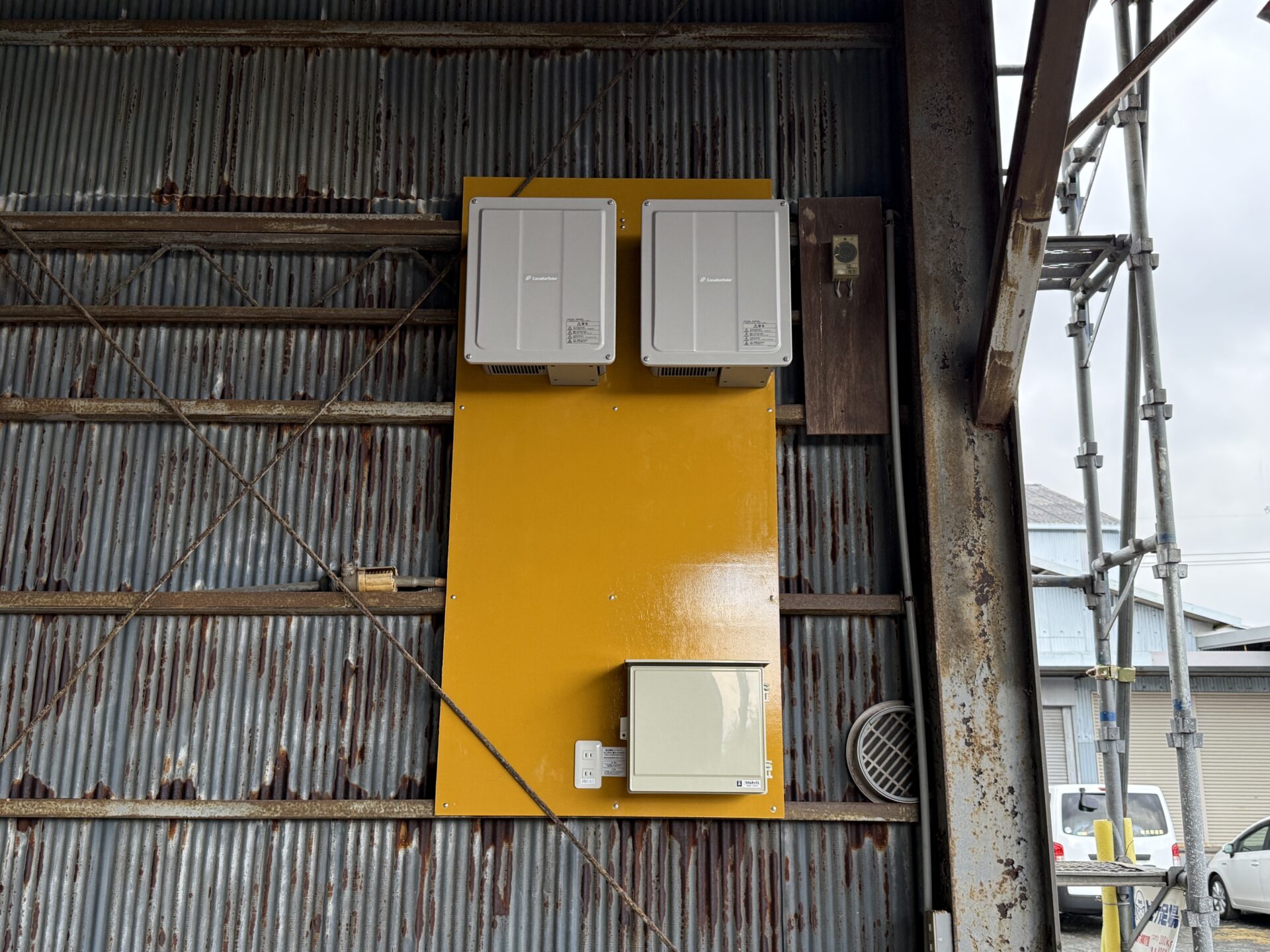 パワーコンディショナー取付