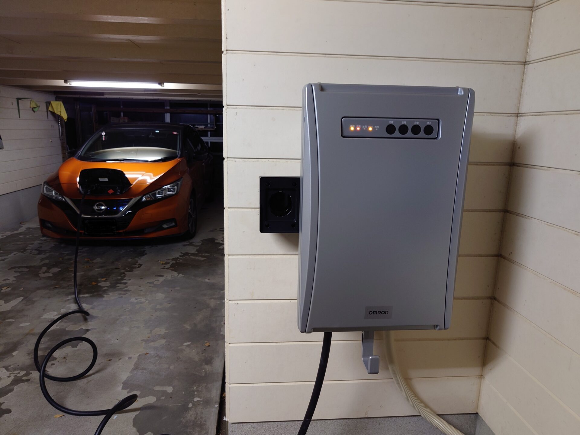 EV充電器設置の施工事例